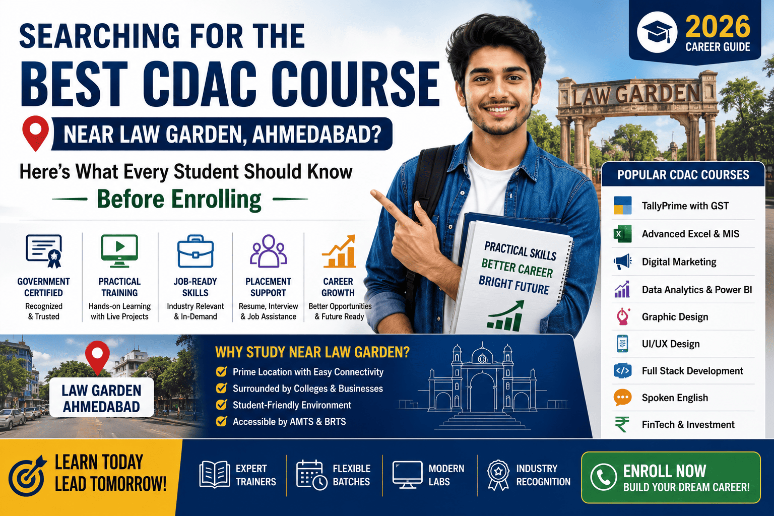 Best CDAC Course Near Law Garden, Ahmedabad (2026): Complete Student Guide Before You Enrol