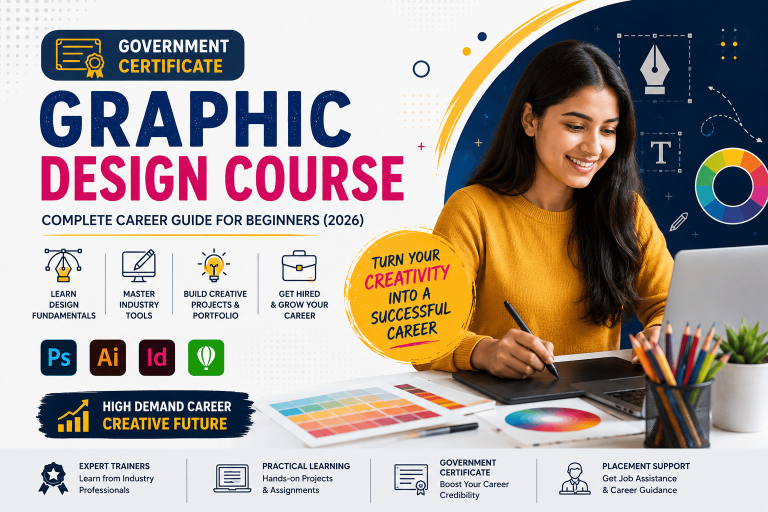 Government Certificate Graphic Design Course: Complete Career Guide for Beginners (2026)