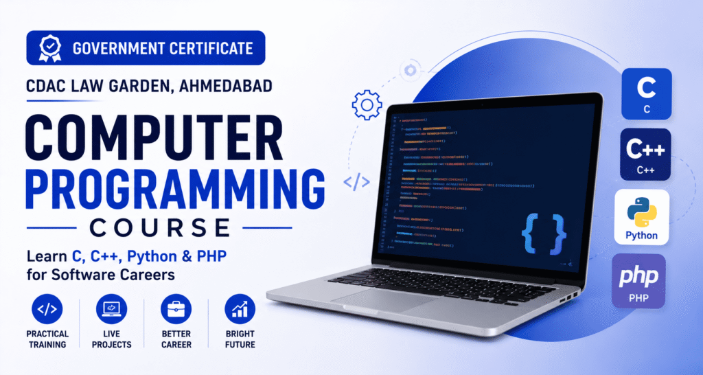 cdac computer programming course ahmedabad