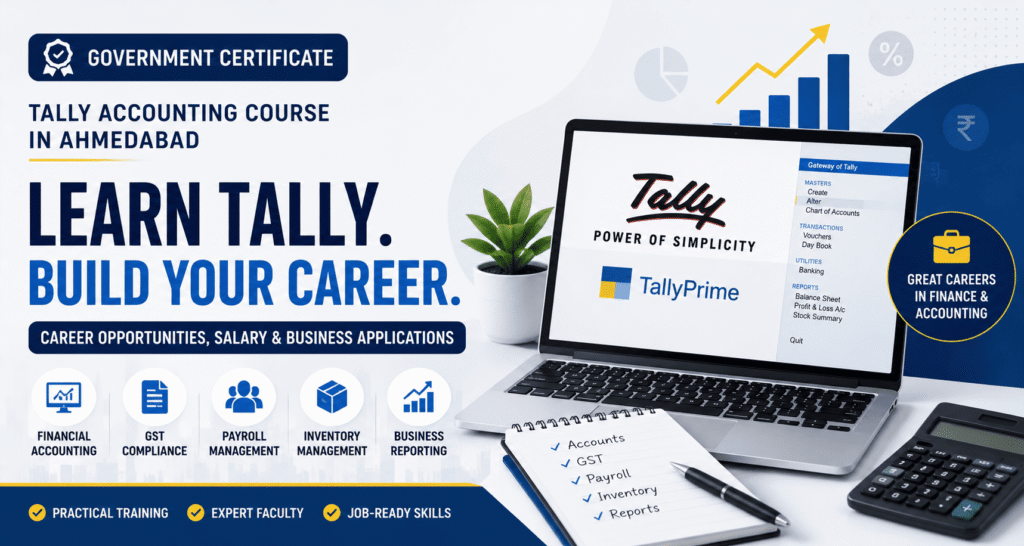 cdac tally accounting course ahmedabad