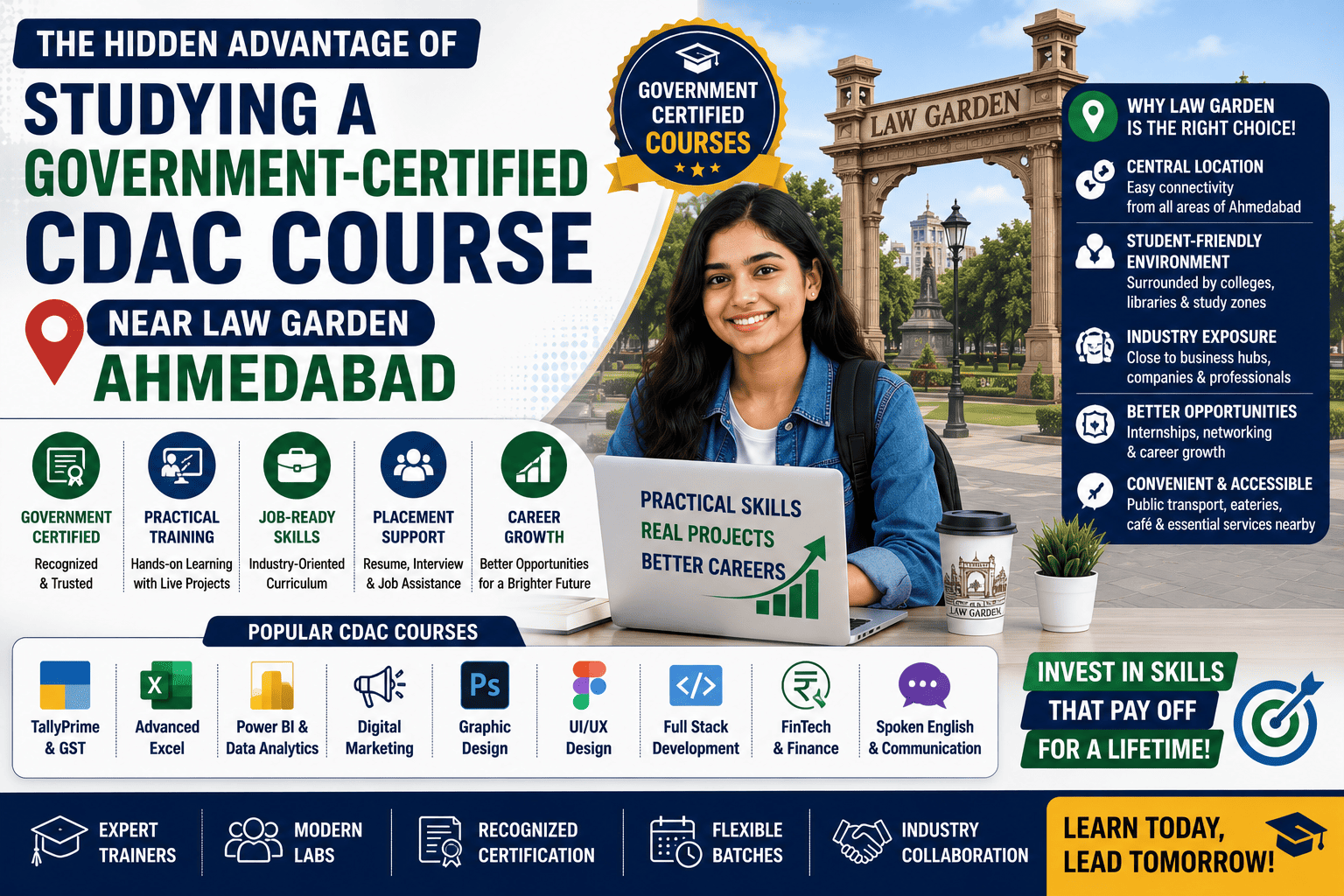 The Hidden Advantage of Studying a Government-Certified CDAC Course Near Law Garden, Ahmedabad (2026 Guide)
