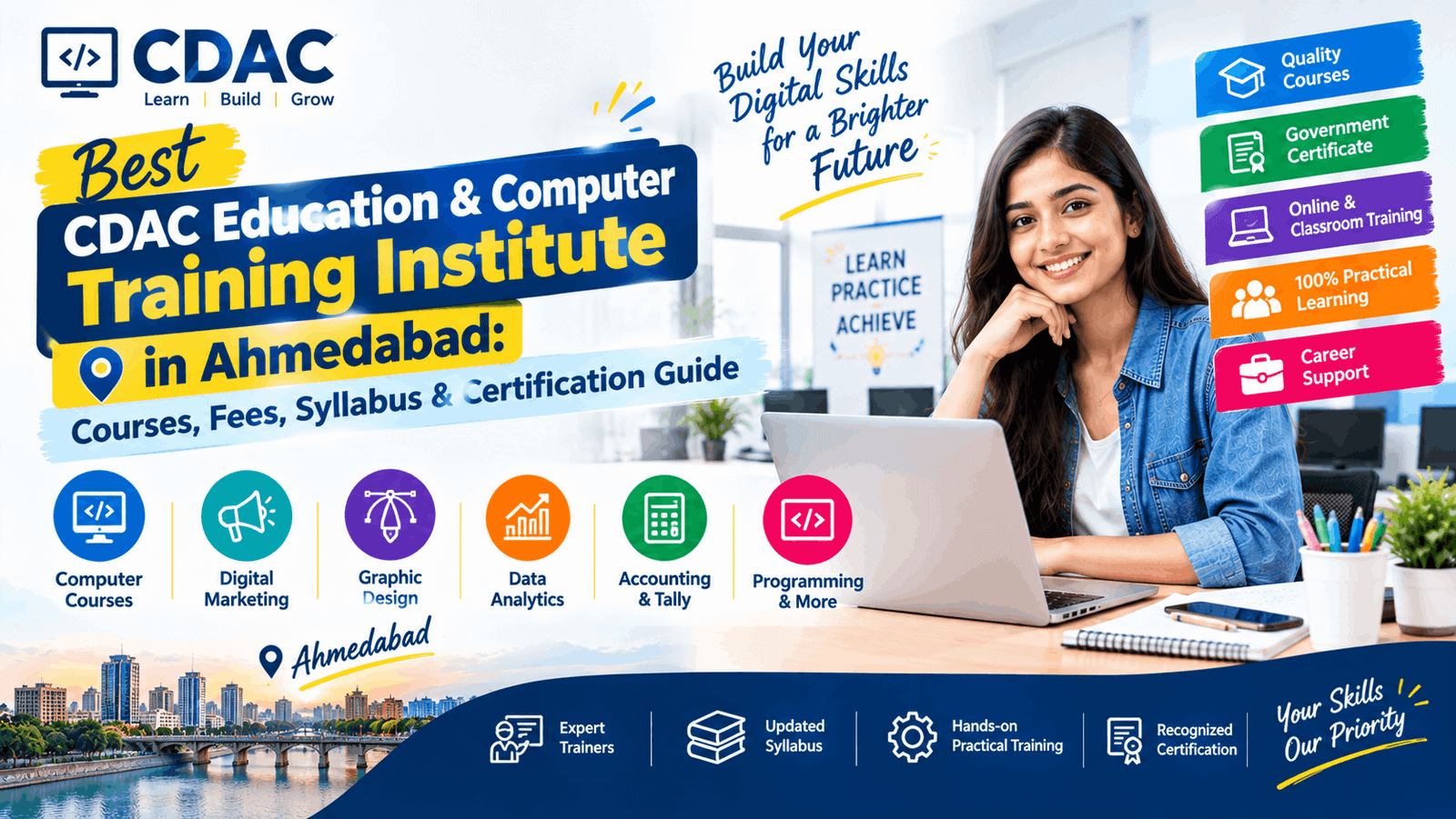 Best CDAC Education & Computer Training Institute in Ahmedabad: Courses, Fees, Syllabus & Certification Guide