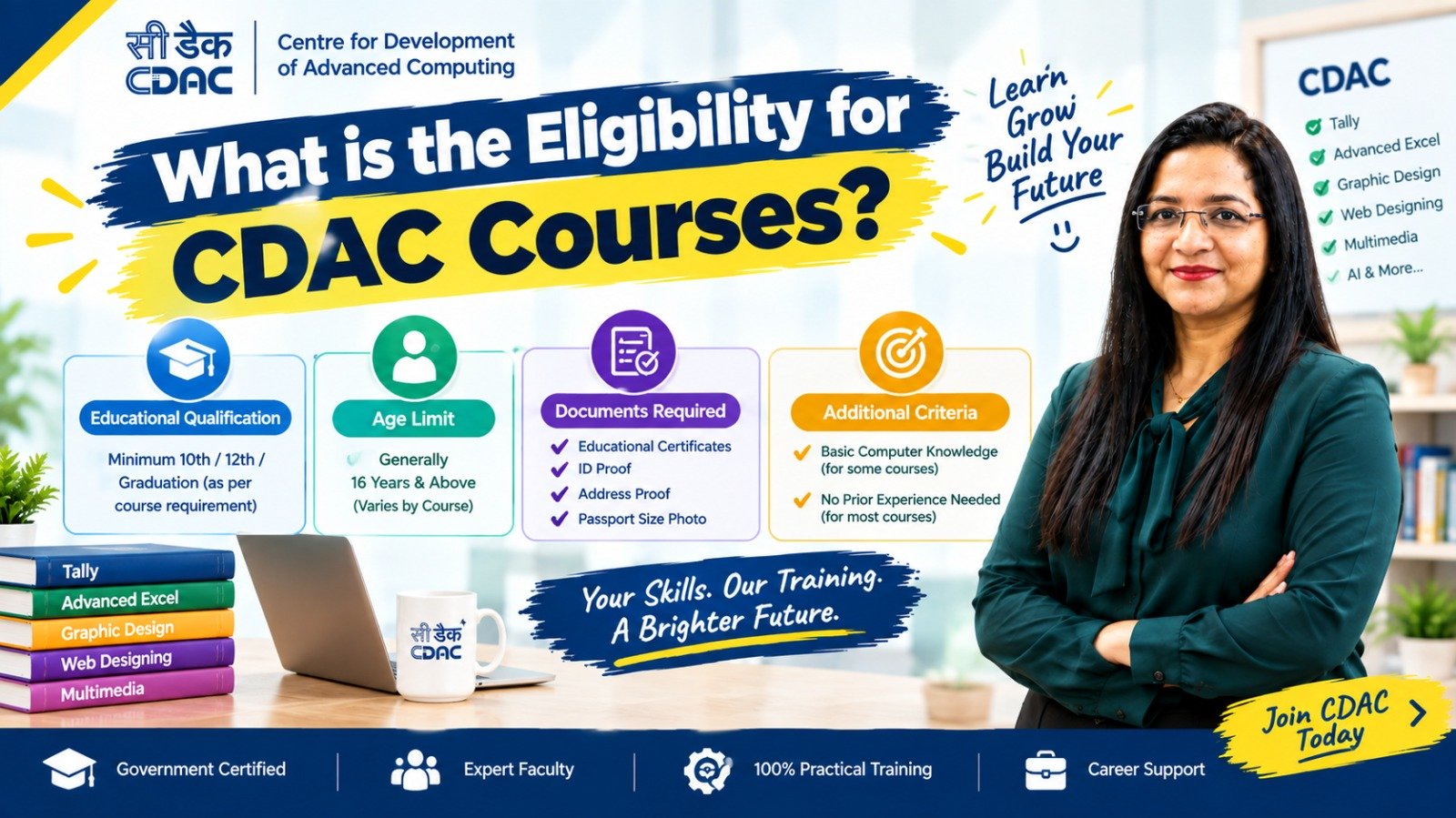 What Is the Eligibility for CDAC Courses? Qualification, Age Limit & Requirements